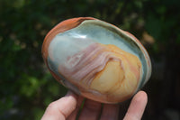 Polished On One Side Polychrome Jasper x 4 From Mahajanga, Madagascar