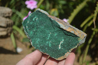 Natural Botryoidal Malachite Specimens x 6 From Tenke Fungurume, Congo