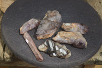 Natural Smokey Window Amethyst Crystals x 6 From Chiredzi, Zimbabwe