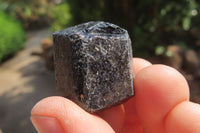 Natural Alluvial Schorl Black Tourmaline Crystals x 1.9 Kg Lot From Zimbabwe