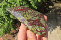 Polished Dragons Blood Stone Points x 3 From Tshipise, South Africa