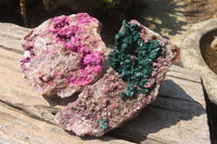 Natural Salrose Cobaltion Dolomite Specimens x 3 From Kakanda, Congo