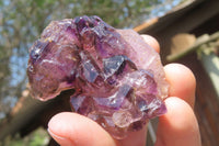 Natural Smokey Amethyst Crystals x 6 From Chiredzi, Zimbabwe