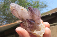 Natural Smokey Amethyst Crystals x 6 From Chiredzi, Zimbabwe