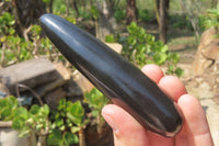 Polished Black Basalt Massage Wands x 12 From Madagascar