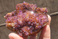 Natural Amethystos Amethyst Plates x 6 From Kwaggafontein, South Africa