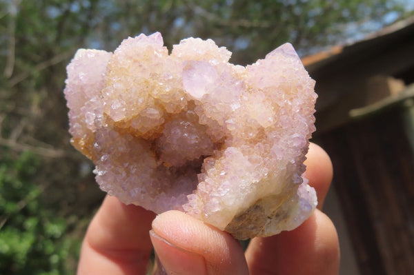 Natural Amethyst Spirit Quartz Specimens x 35 From Boekenhouthoek, South Africa