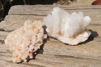 Natural Mixed Quartz Clusters x 12 From Madagascar