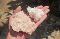 Natural Mixed Quartz Clusters x 12 From Madagascar