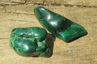 Polished Flower Banded Malachite Free Forms x 20 From Congo