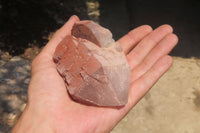 Natural Red Hematoid Quartz Crystals x 12 From Madagascar