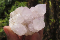 Natural Amethyst Spirit Quartz Clusters x 4 From Boekenhouthoek, South Africa