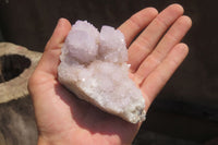 Natural Amethyst Spirit Quartz Clusters x 4 From Boekenhouthoek, South Africa