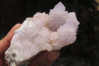 Natural Amethyst Spirit Quartz Clusters x 4 From Boekenhouthoek, South Africa