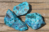 Polished Malacolla Free Forms x 6 From Congo