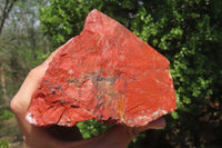 Natural Red Jasper Specimens x 2 From Northern Cape, South Africa