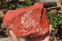 Natural Red Jasper Specimens x 2 From Northern Cape, South Africa