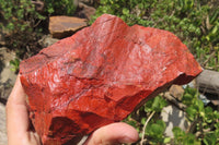 Natural Red Jasper Specimens x 2 From Northern Cape, South Africa