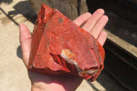 Natural Red Jasper Specimens x 2 From Northern Cape, South Africa