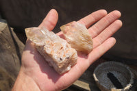 Natural Cascading Citrine Crystals x 13 From Luena, Congo