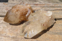 Natural Cascading Citrine Crystals x 13 From Luena, Congo