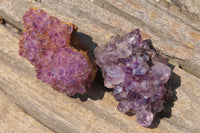 Natural Amethystos Amethyst Specimens x 35 From Kwaggafontein, South Africa