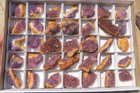 Natural Amethystos Amethyst Specimens x 35 From Kwaggafontein, South Africa