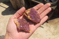 Natural Amethystos Amethyst Specimens x 35 From Kwaggafontein, South Africa