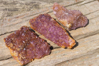 Natural Amethystos Amethyst Plates x 6 From Kwaggafontein, South Africa