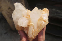 Natural Mixed Quartz Clusters x 3 From Madagascar