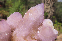 Natural Ametrine Spirit Quartz Clusters x 2 From Boekenhouthoek, South Africa