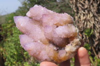 Natural Ametrine Spirit Quartz Clusters x 2 From Boekenhouthoek, South Africa