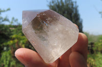 Polished Clear Quartz Crystals x 6 From Angola