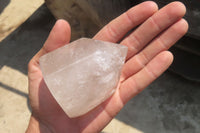 Polished Clear Quartz Crystals x 6 From Angola