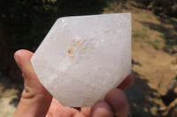 Polished Clear Quartz Crystals x 6 From Angola