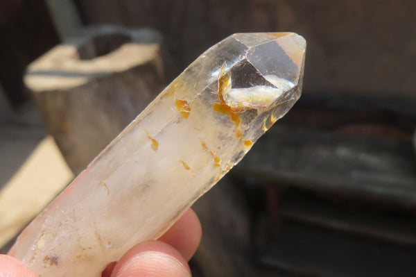 Natural Clear Quartz Crystals x 35 From Zimbabwe