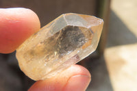 Natural Citrine Crystals x 35 From Luena, Congo