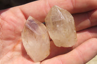 Natural Citrine Crystals x 35 From Luena, Congo