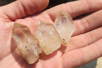 Natural Citrine Crystals x 35 From Luena, Congo