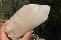 Polished Partially White Quartz Crystal x 1 From Madagascar