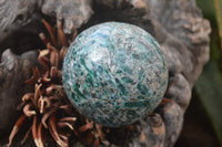 Polished Emerald Mica In Matrix Spheres x 2 From Mutoko, Zimbabwe