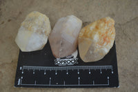 Natural Pineapple Candle Quartz Crystals x 63 From Antsirabe, Madagascar