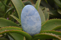 Polished Blue Calcite Standing Free Forms x 2 From Ihadilalana, Madagascar