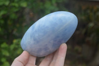 Polished Blue Calcite Standing Free Forms x 2 From Ihadilalana, Madagascar