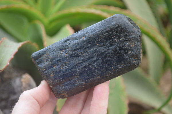 Natural Black Tourmaline Crystal Specimens x 3 From Zimbabwe