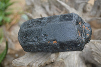 Natural Black Tourmaline Crystal Specimens x 3 From Zimbabwe