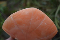 Polished Orange Twist Calcite Standing Free Form x 1 From Maevantanana, Madagascar