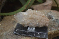 Natural Smokey Phantom Quartz Clusters x 6 From Luena, Congo