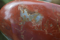 Polished Red Jasper Standing Free Forms x 2 From Madagascar