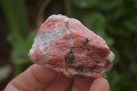 Natural Rhodonite Cobbed Specimens x 14 From Zimbabwe